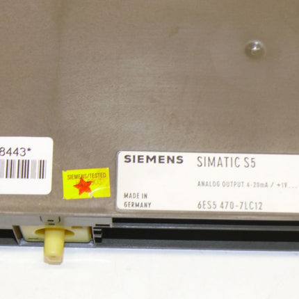 Siemens Simatic S5 6ES5470-7LC12 / 6ES5 470-7LC12