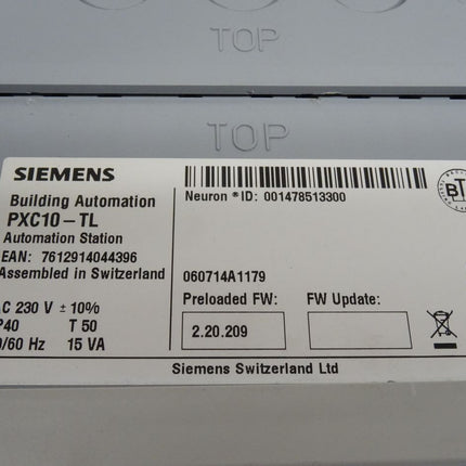 Siemens PXC10-TL Automationsstation PXC10