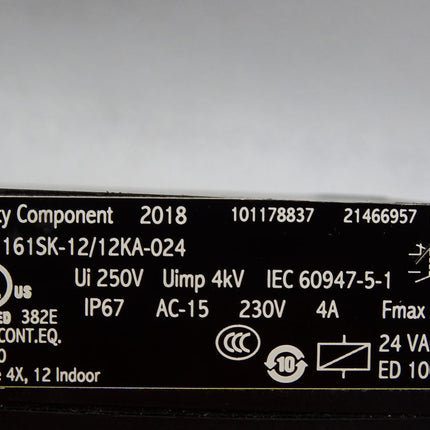 Schmersal Safety Component 101178837 AZM161SK-12/12KA-024 / Neu