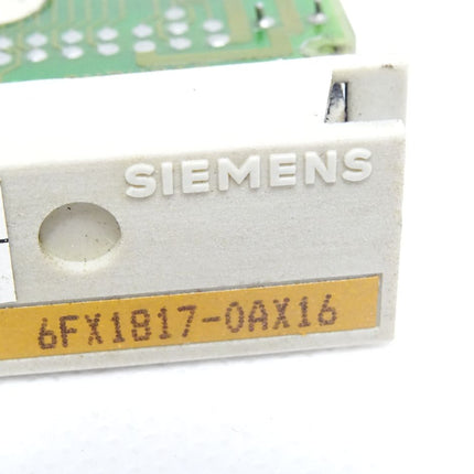 Siemens 6FX1817-0AX16 Memory Submodule 5482367010.00