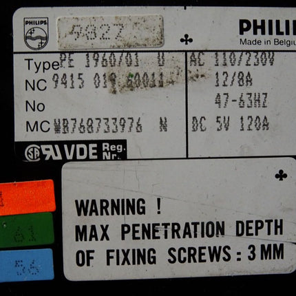 Philips PE1960/01 Power Supply