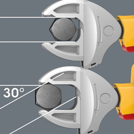 Wera 05020150001 6004 Joker XS 7-10mm VDE-isolierter selbstjustierender Maulschlüssel