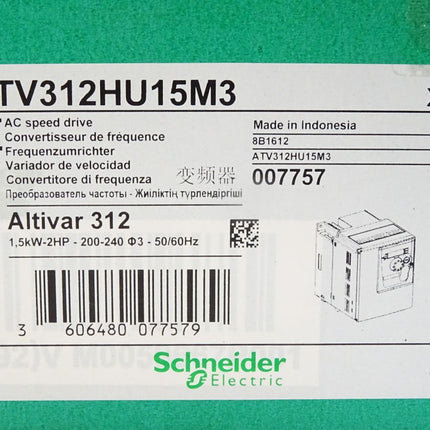 Schneider ATV312HU15M3 Altivar 312 Frequenzumrichter 1.5kW 007757 / Neu OVP