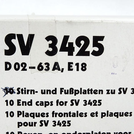 Rittal SV3425 / Inhalt:6 Stirn und Fußplatten / Neu OVP