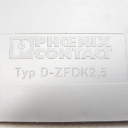 Phoenix Contact 3002814 D-ZFDK2,5 Inhalt:5 Stück End Platte / Neu