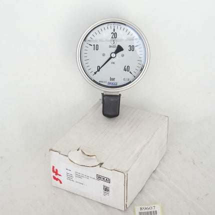 Wika Manometer 233.30.100 0...40 bar G1/2B unten / 9020683 / Neu OVP