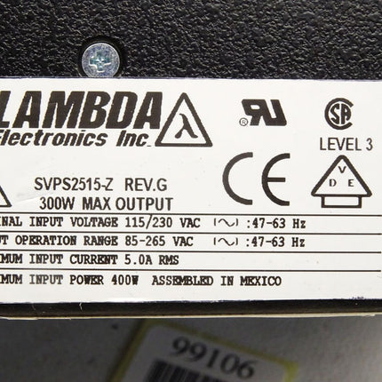 Lambda Electronics SVPS2515-Z Rev.G Power Supply 300W