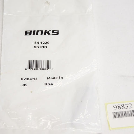 Binks 54-1220 SS PIN / Neu OVP