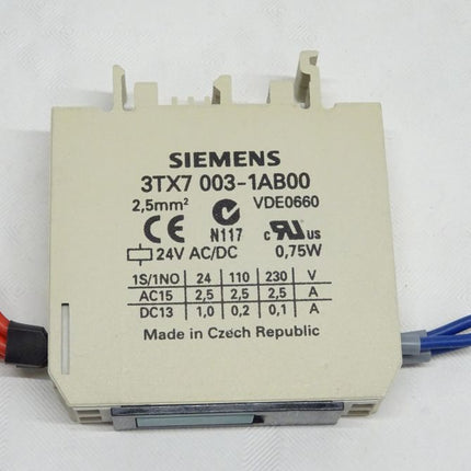 Siemens 3TX7003-1AB00 Ausgangskoppelglied Siemens 3TX7 003-1AB00 Schaltrelais