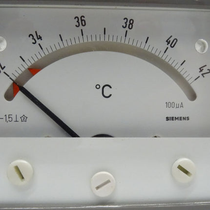 Siemens  analoge Temperaturanzeige 32 - 42 Grad Celsius