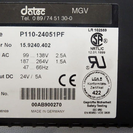 Datec P110-24051PF / 15.9240.402