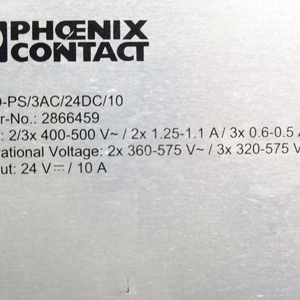 Phoenix Contact Stromversorgung 2866459 TRIO-PS/3AC/24DC/10