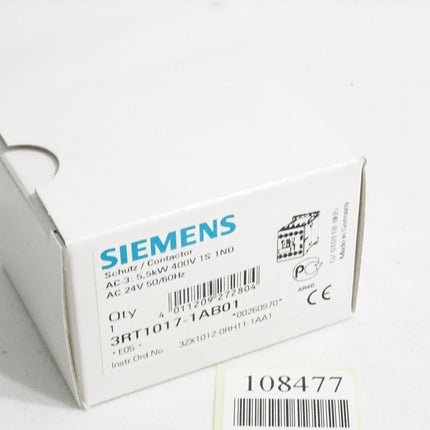 Siemens Schütz 3RT1017-1AB01 / Neu OVP