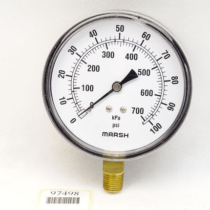 Marsh 0...700kPa 0..100psi Manometer / Neu