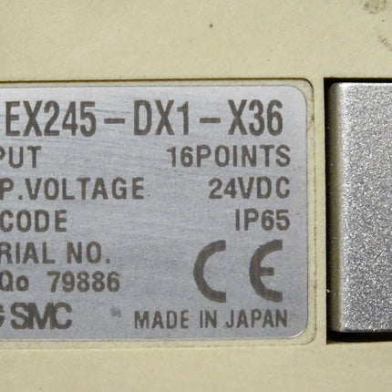 SMC EX245-SPR1-X165 + EX245-DX1-X36 + 2x VQC2201NR-5-X27 +  VQC2101NY-5-X10