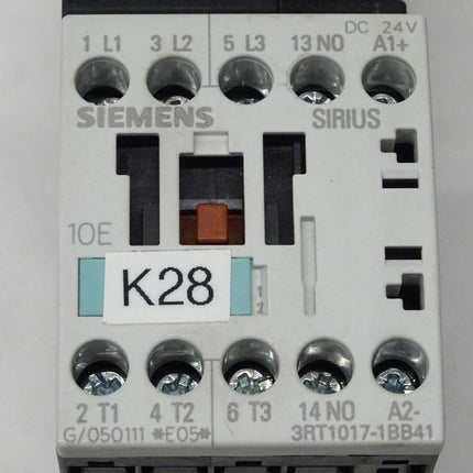 Siemens 3RV1011-1GA10 Schütz 3RV1 011-1GA10 + 3RT1017-1BB41 / 3RT1 017-1BB41