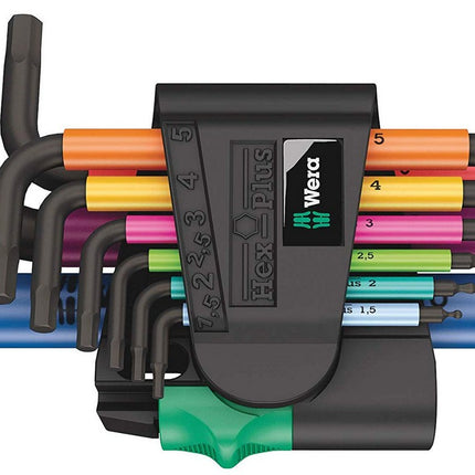 Wera 05133164001 950/9 Hex-Plus Mulitcolour 2 Winkelschlüsselsatz