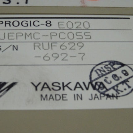 YASKAWA PROGIC-8 JEPMC-PS050 S/N 351551-3-002 Controller