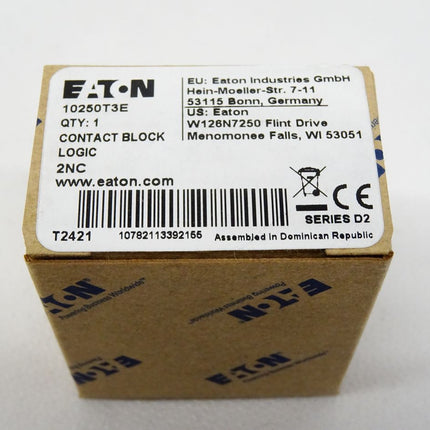 EATON 10250T3E Contact Block. Eaton. Schützzubehör. 10782113392155 NEU-OVP