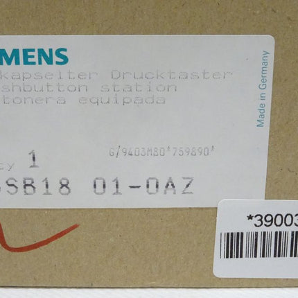 Siemens 3SB1801-0AZ / 3SB18 01-0AZ Drucktaster Schloß