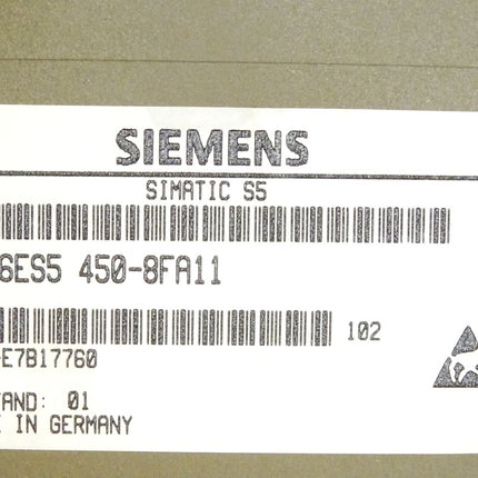 Siemens Simatic S5 Digital Output 6ES5450-8FA11 6ES5 450-8FA11