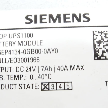 Siemens Sitop UPS1100 6EP4134-0GB00-0AY0