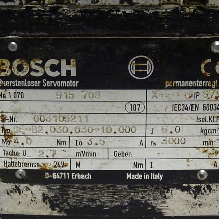 Bosch SE-B2.030.030-10.000 Bürstenloser Servomotor  3000 Rpm