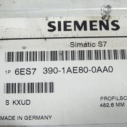 Siemens S7-300 Profilschiene 6ES7390-1AE80-0AA0 6ES7 390-1AE80-0AA0