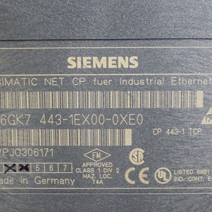 Siemens Kommunikationsprozessor CP 443-1 6GK7443-1EX00-0XE0