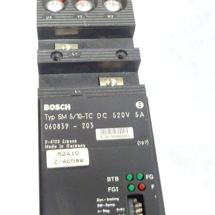 BOSCH SM 5/10-TC DC 520V 5A 060839-203 Servomodul