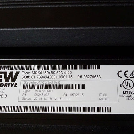 SEW Eurodrive Umrichter 45kW MDX61B0450-503-4-00 08279683 MDX61B-00 08243492 08249571 MDX60A0450-503-4-00 08227225 Neu