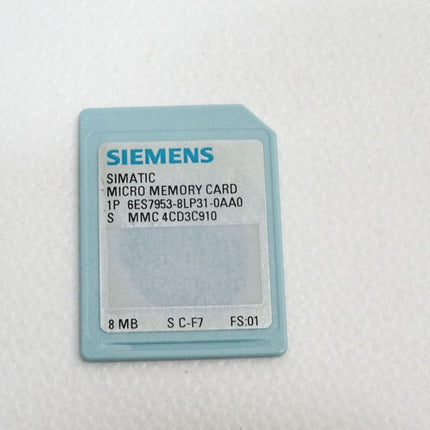 Siemens Micro Memory Card 8MB 6ES7953-8LP31-0AA0 6ES7 953-8LP31-0AA0