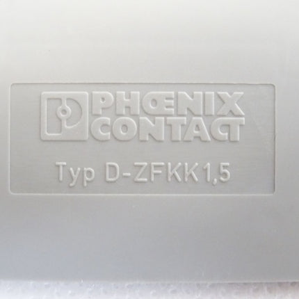 Phoenix Contact 3005879 D-ZFKK1,5 End Platte Inhalt:5 Stück / Neu