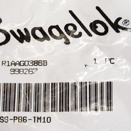 Swagelok SS-PB6-TM10 998267 / Neu OVP