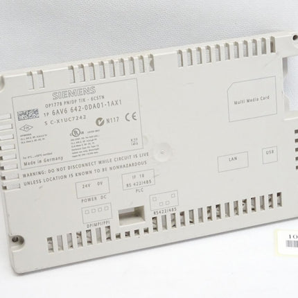 Siemens Backcover Rückschale Panel OP177B PN/DP T/K -6CSTN 6AV6642-0DA01-1AX1 6AV6 642-0DA01-1AX1