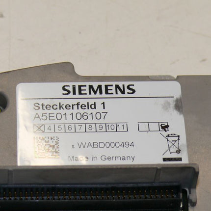 NEU: Siemens Steckfeld 1 / A5E01106107