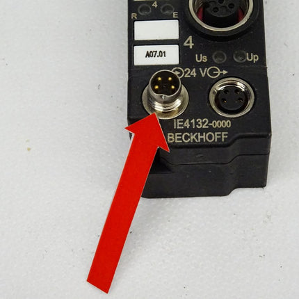 Beckhoff IE4132-0000 / Stecker leicht verbogen