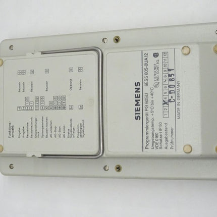 Siemens 6ES5605-0UA12 Programmiergerät PG 605U 6ES5 605-0UA12