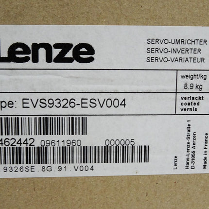 Lenze Servoumrichter 9300 11kW EVS9326-ESV004 13462442 / Neu OVP versiegelt