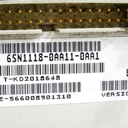 Siemens 6SN1118-0AA11-0AA1 Version B Simodrive 611-D Regelungseinschub