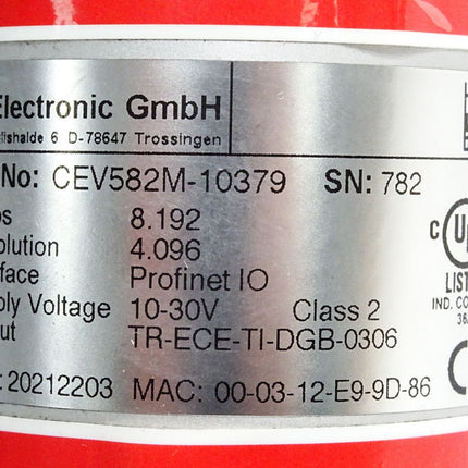 TR Electronic CEV582M-10379 Absolutdrehgeber