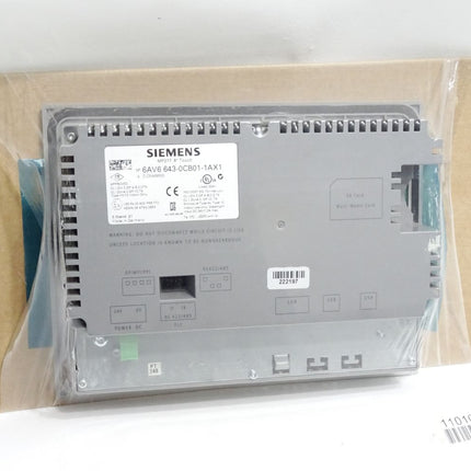 Siemens MP277 8" Touch Panel 6AV6643-0CB01-1AX1 6AV6 643-0CB01-1AX1 / Erneuert