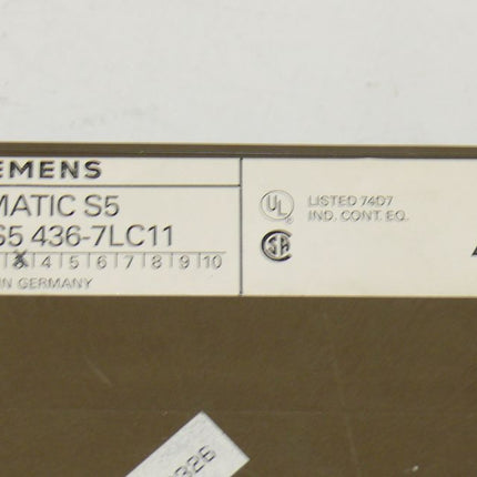 Siemens 6ES5436-7LC11 Simatic S5 6ES5 436-7LC11 E:03 OVP