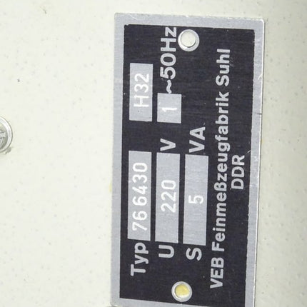 VEB Schalter 766430 / H32 / U 220V