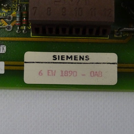 Siemens 6EW1890-0AB Stromversorgung 6EW1 890-0AB OVP