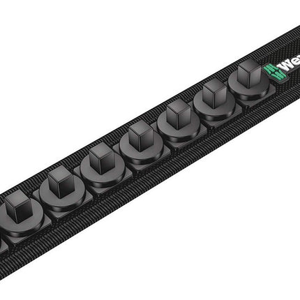 Wera 05003980001 Belt B 3/8 Zoll (Textilgurt), 8-teilig, unbestückt