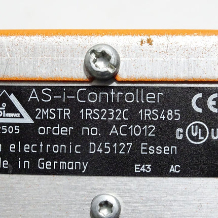 Ifm AC1012 ASi-Controller Order 2MSTR 1RS232C 1RS485