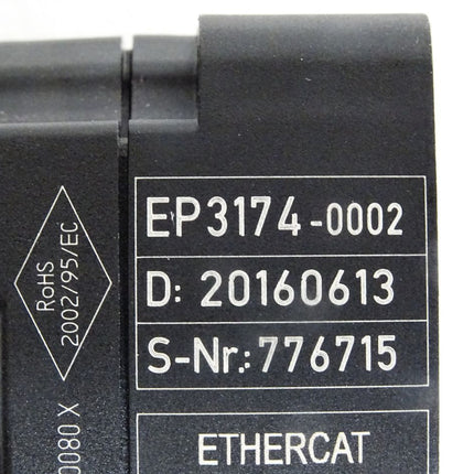 Beckhoff EtherCAT Box EP3174-0002 / Neu