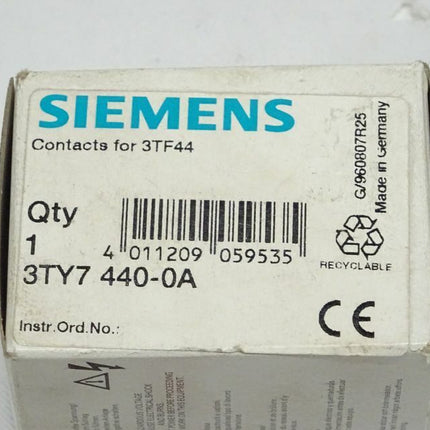 Siemens 3TY7440-0A Schaltstücke für 3TF44 / 3TY7 440-0A / OVP