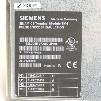 Siemens Sinamics TM41 6SL3055-0AA00-3PA0